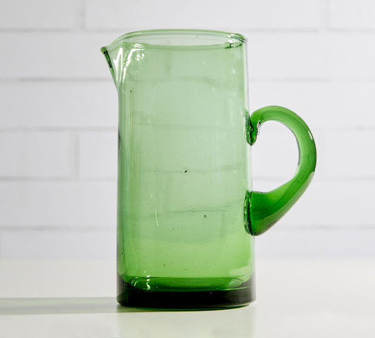 Moroccan Cone Pitcher - Green