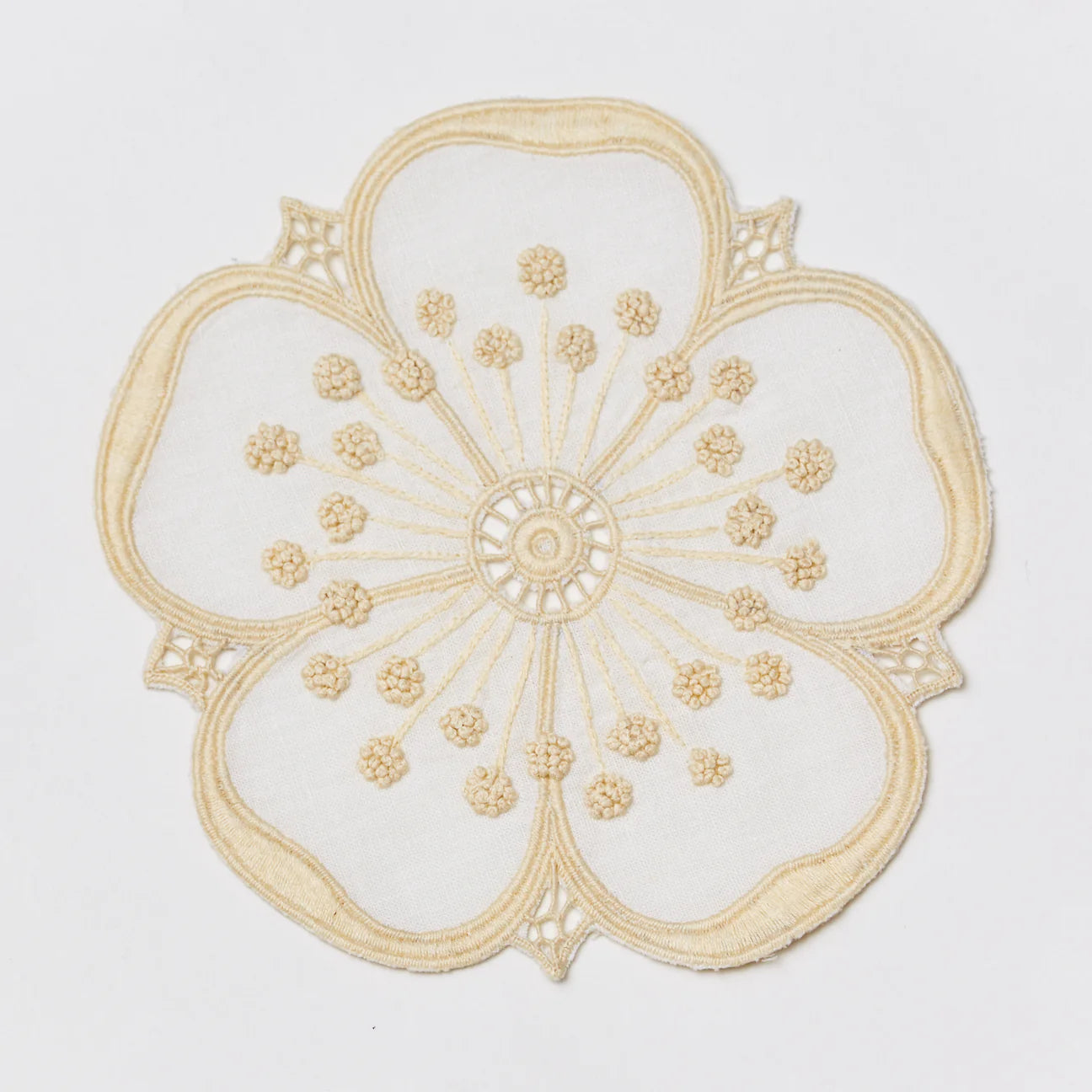 Petal Coasters Cream