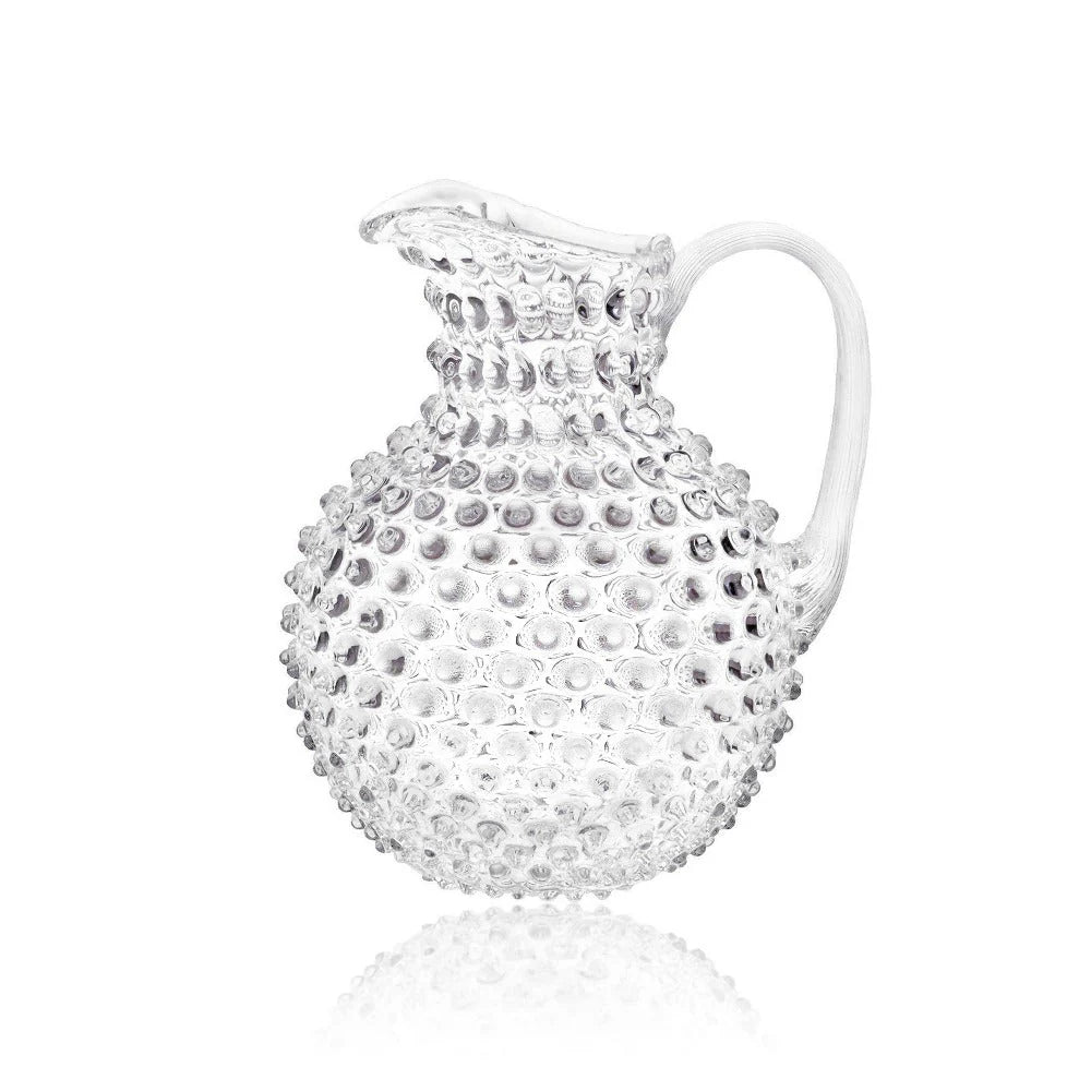 Large Clear Hobnail Gift Box (1 Pitcher/4 Glasses)
