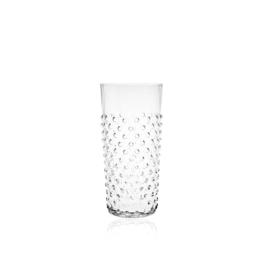 Large Clear Hobnail Tumbers (Set of 6)