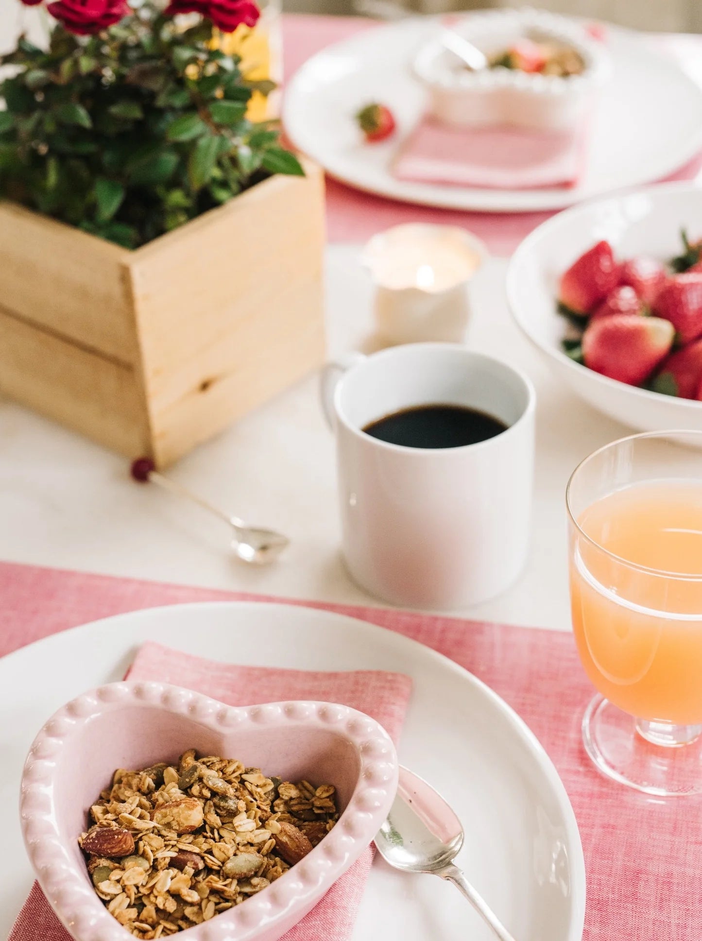 Waller Red Chambray Placemat