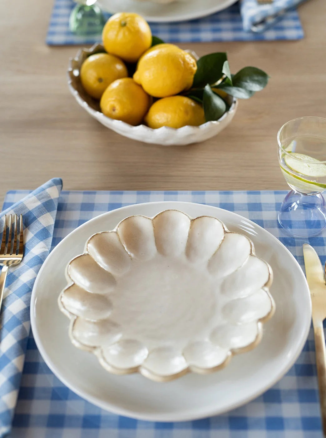 Mack Blue Gingham Placemat
