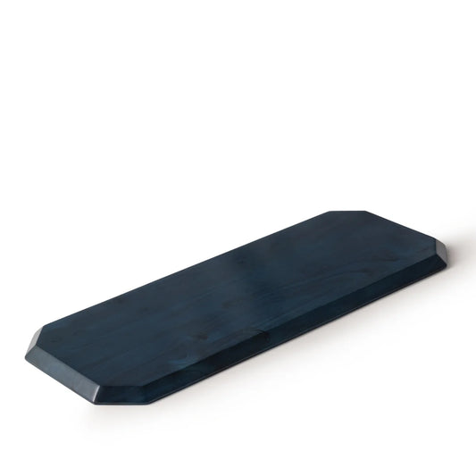 Stained Wood Serving Board - Blue - Rectangle