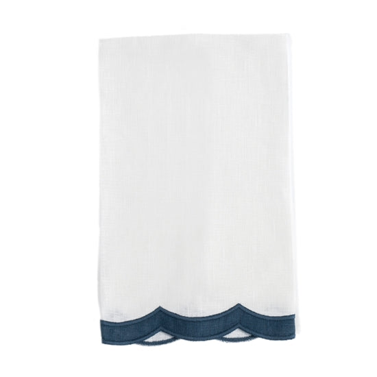 Double Happiness Guest Towel Navy