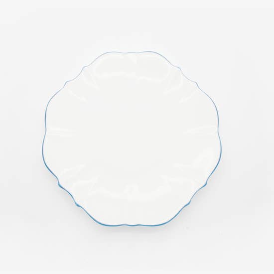 Amelie - Royal Blue Rim - 8.5" Salad Plate