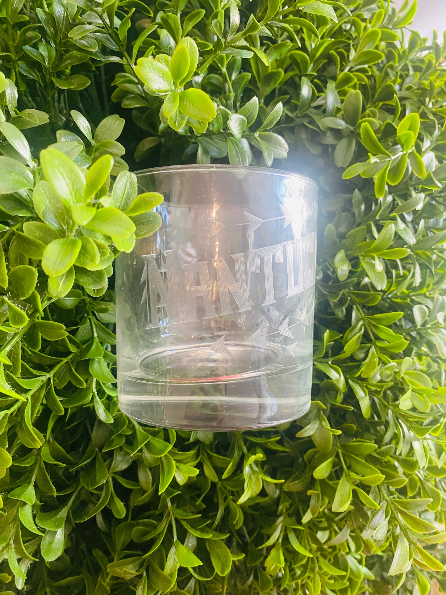 Custom Hand Engraved Nantucket Glasses
