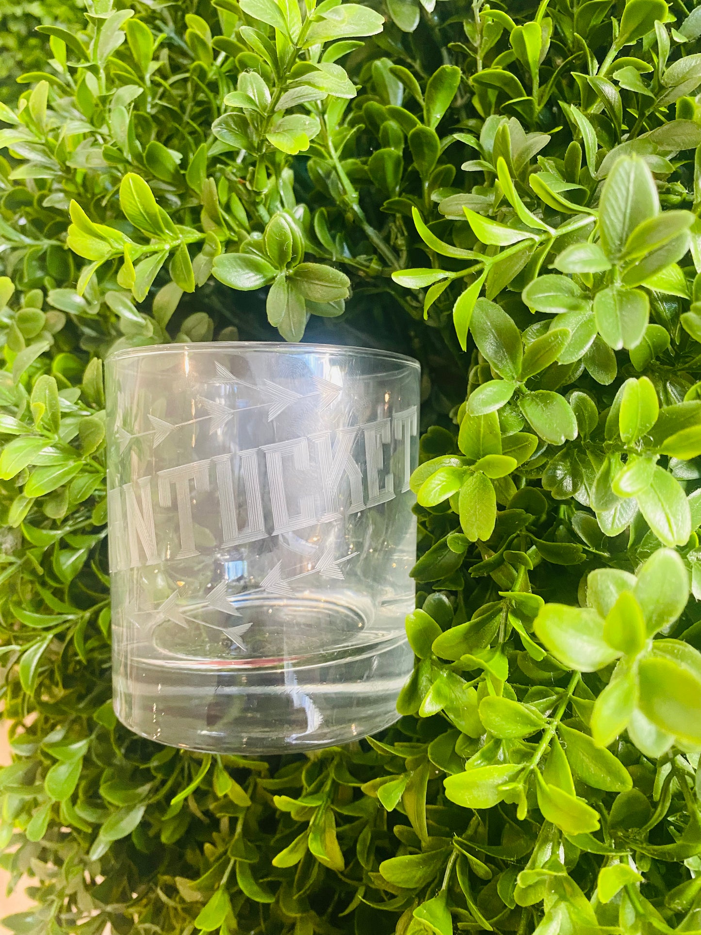 Custom Hand Engraved Nantucket Glasses