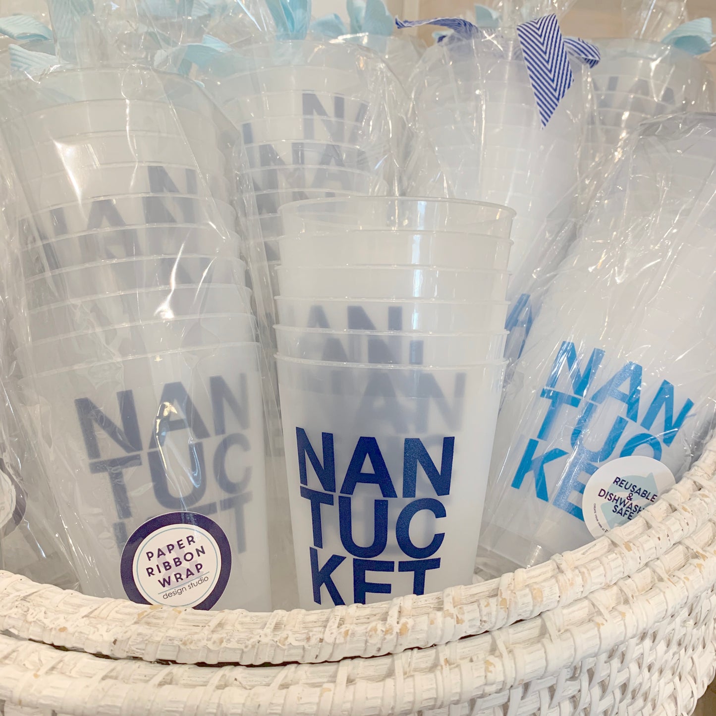 NANTUCKET Re-Usable Cups - 10 Pack