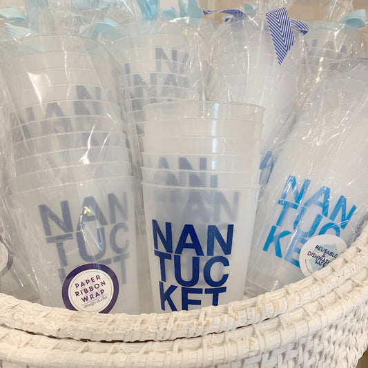 NANTUCKET Re-Usable Cups - 10 Pack