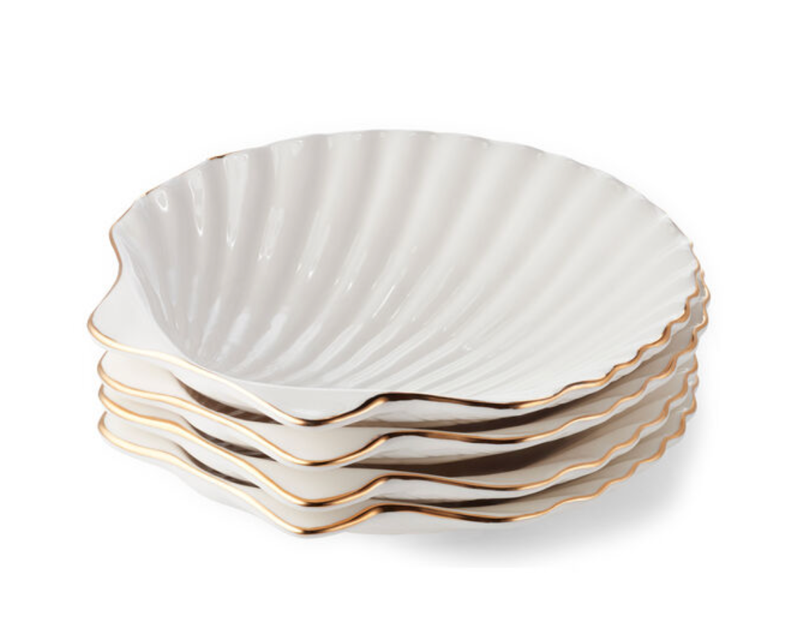 Shell Appetizer Plates