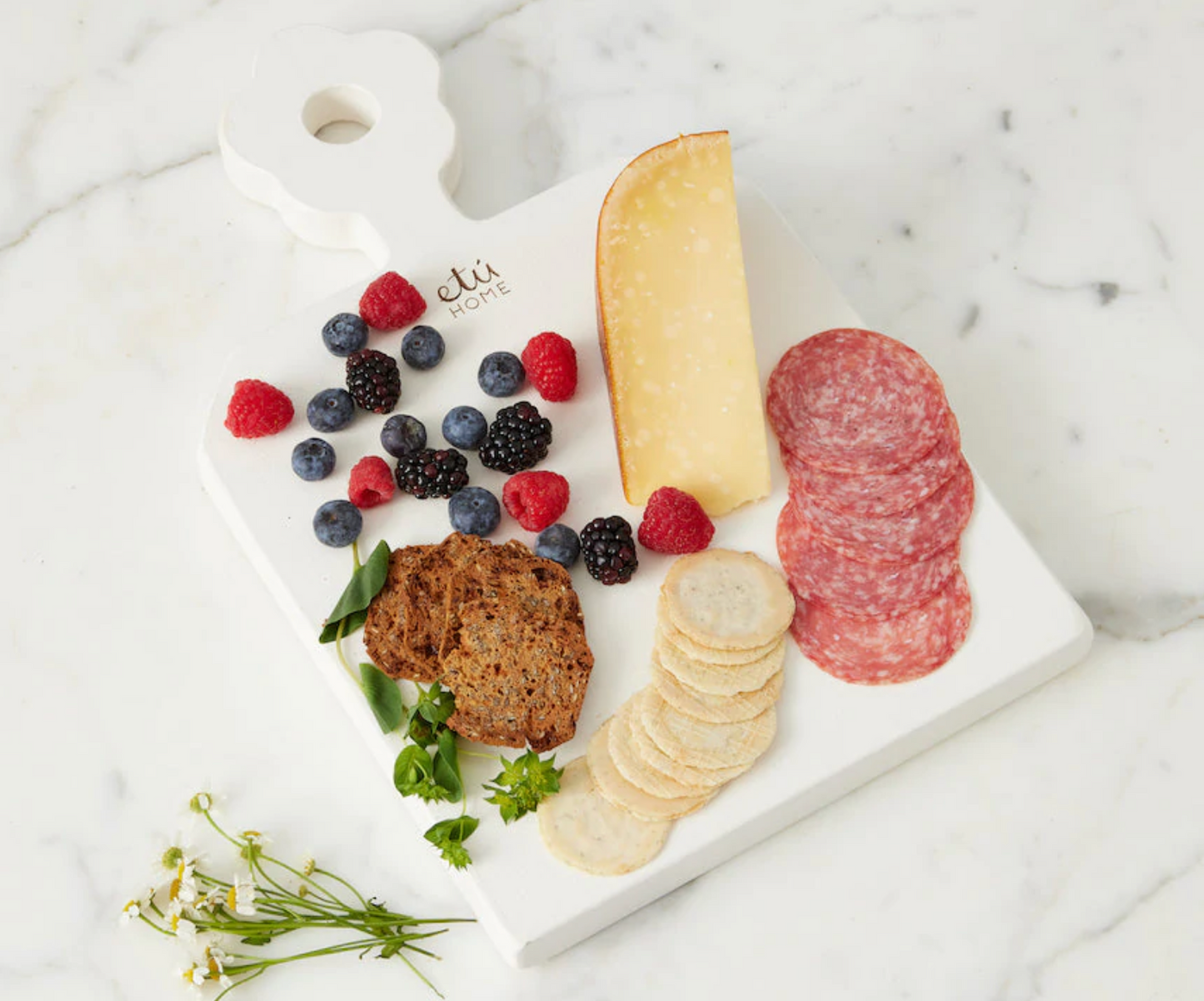 Daisy Handled Charcuterie Board