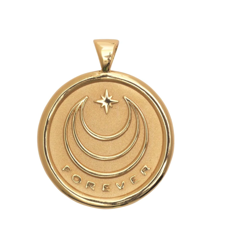 FOREVER JW Original Pendant Coin Necklace