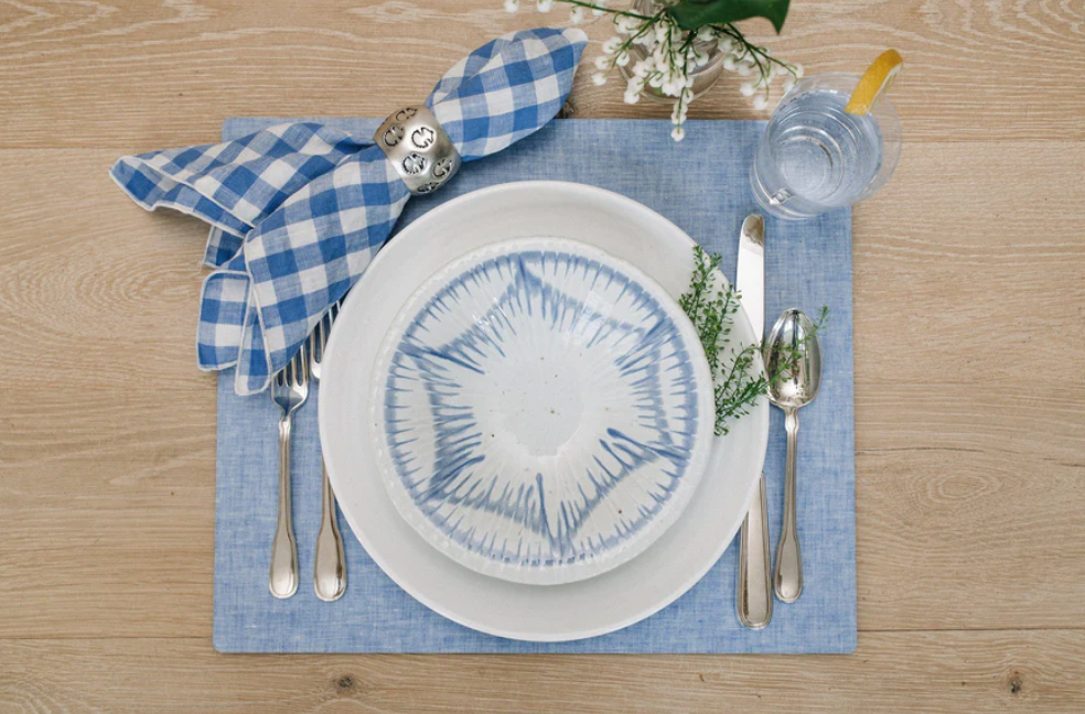 Campbell Blue Chambray Placemat