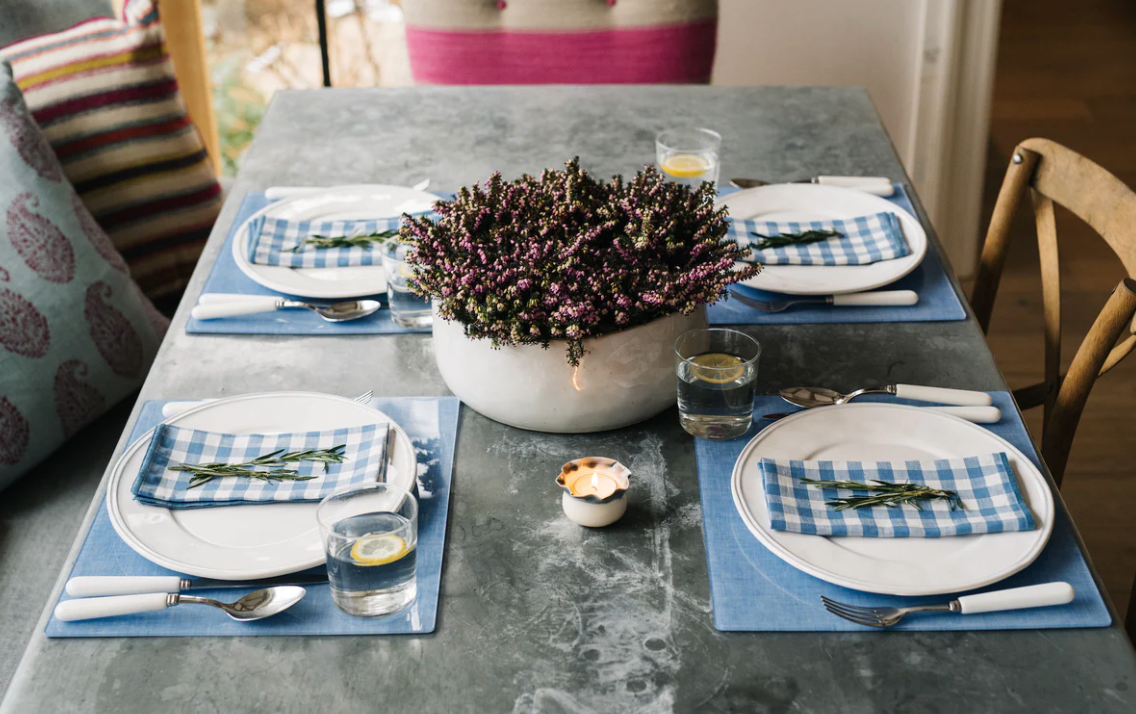 Campbell Blue Chambray Placemat