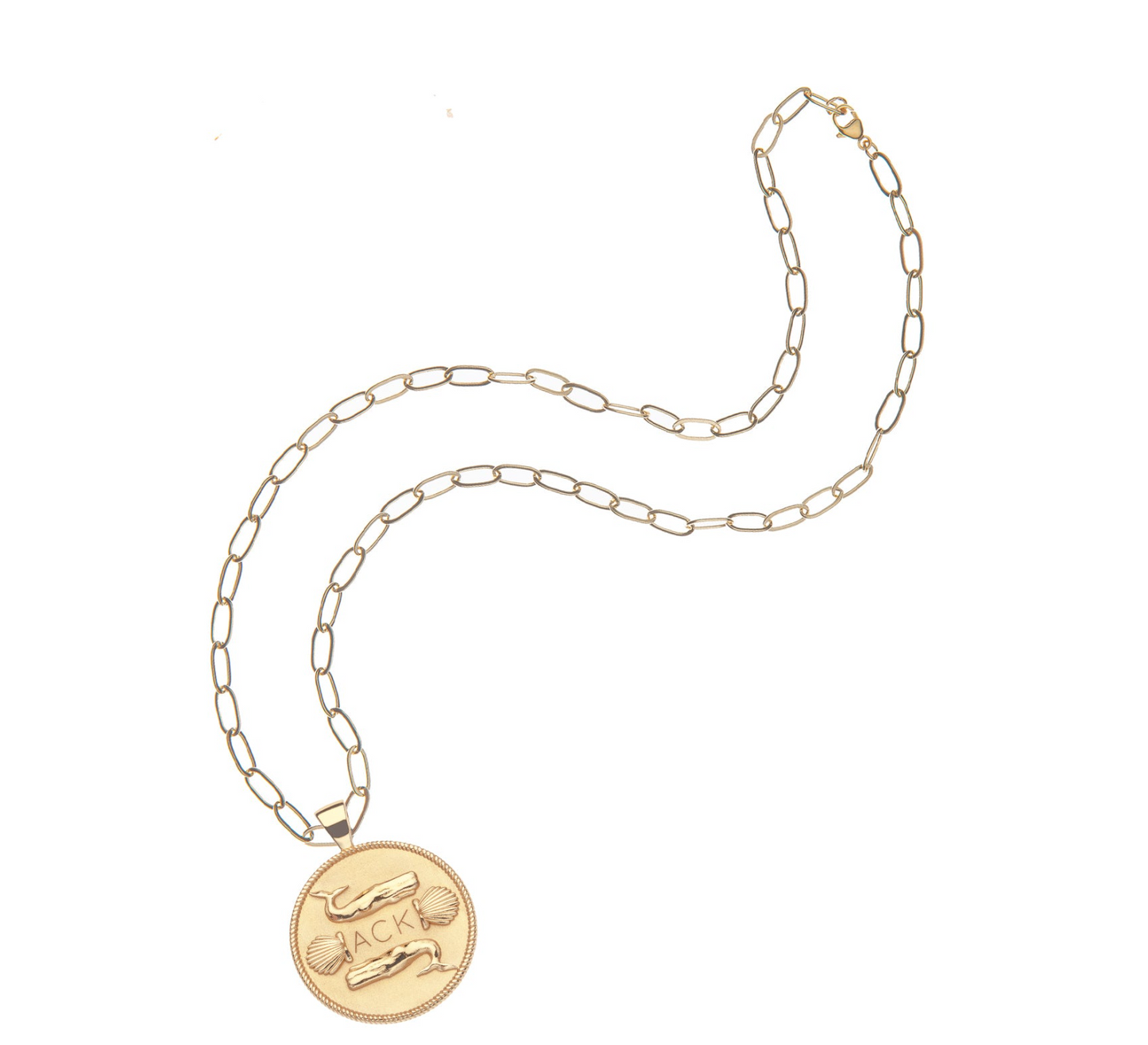 NANTUCKET WHALES JW Original Pendant Necklace