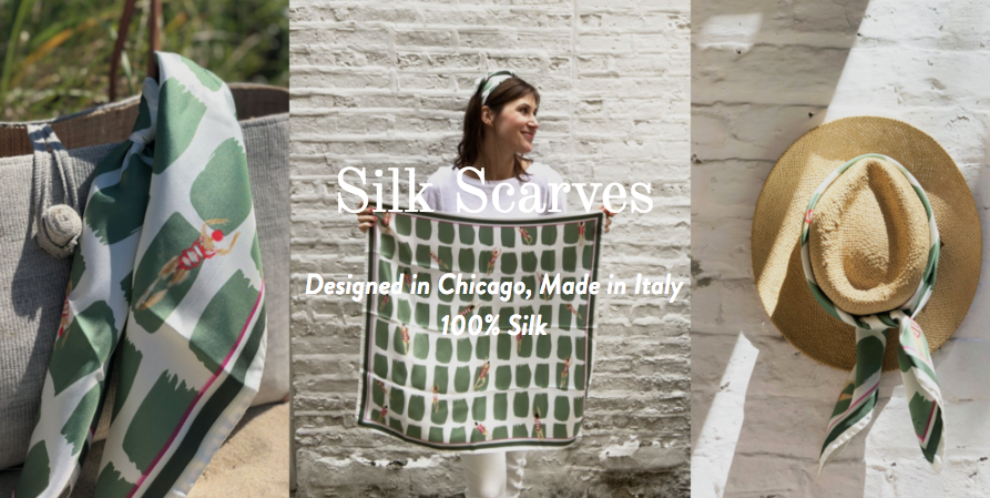 Caroline Silk Scarves