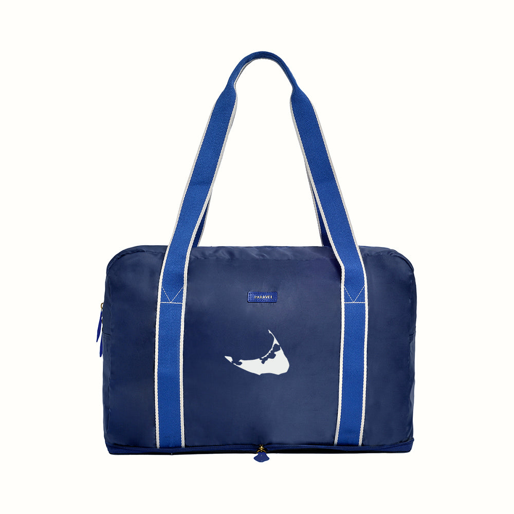 Nantucket Embroidered Paravel Fold Up Duffle